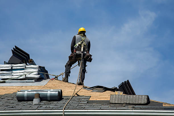 Professional Roof Installation technician working in Olney, MT